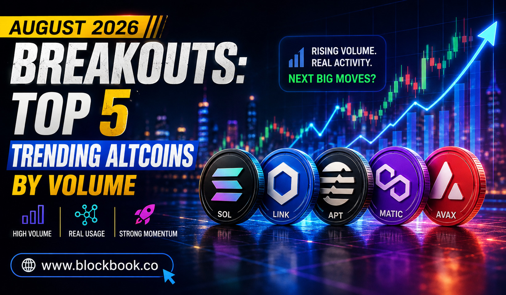 August 2026 Breakouts Top 5 Trending Altcoins by Volume