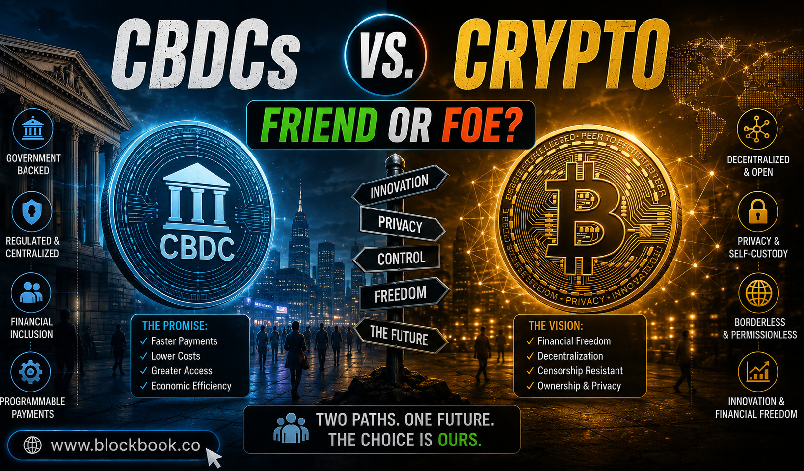 CBDCs vs. Crypto Friend or Foe