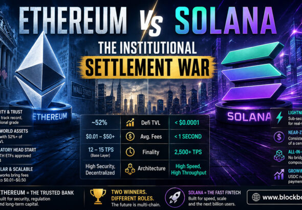 Ethereum vs Solana The Institutional Settlement War