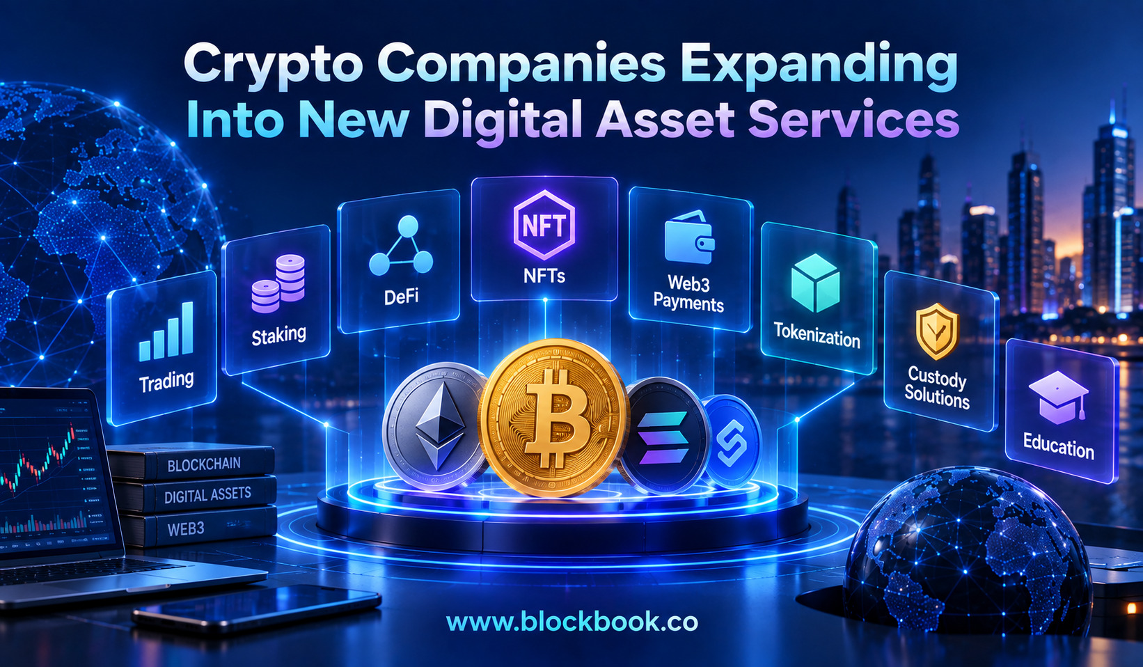 Crypto Companies Expanding Into New Digital Asset Services