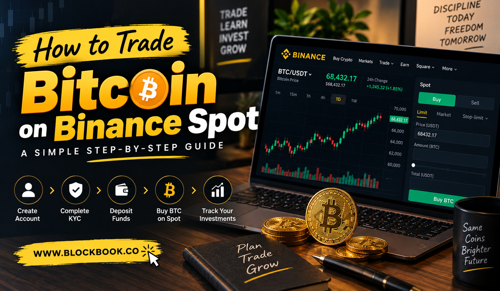 How to Trade Bitcoin on Binance Spot