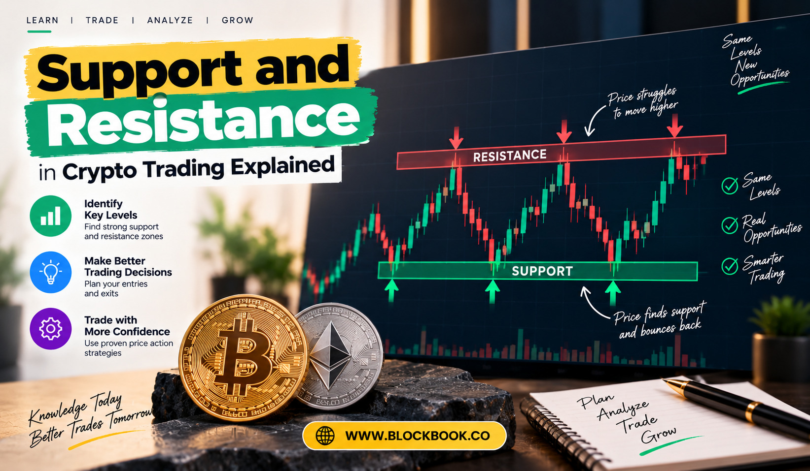 Support and Resistance in Crypto Trading Explained